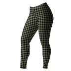 GINGHAM LOVER Leggings - MOSS GREEN