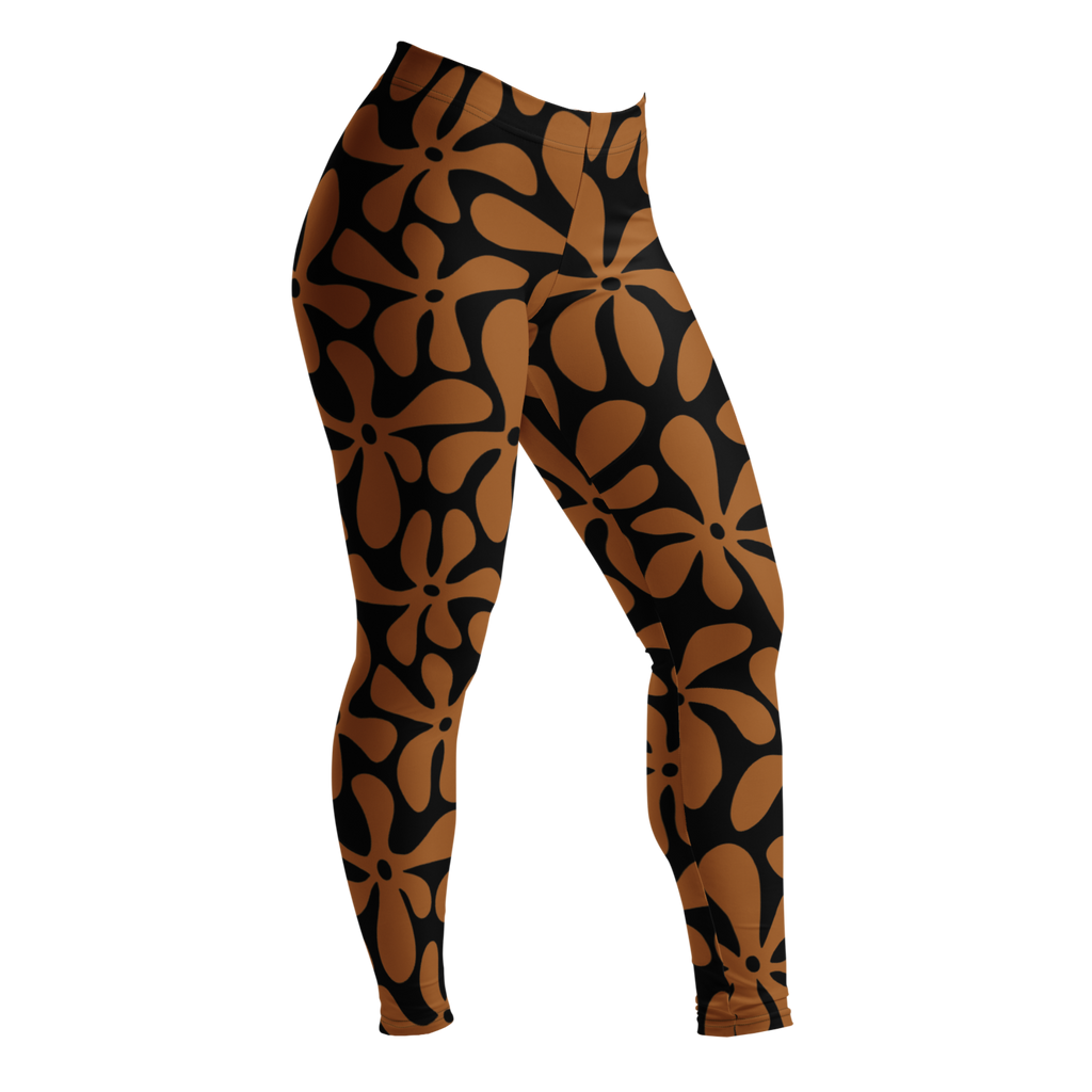 VINTAGE MAUI Leggings - KONA BROWN