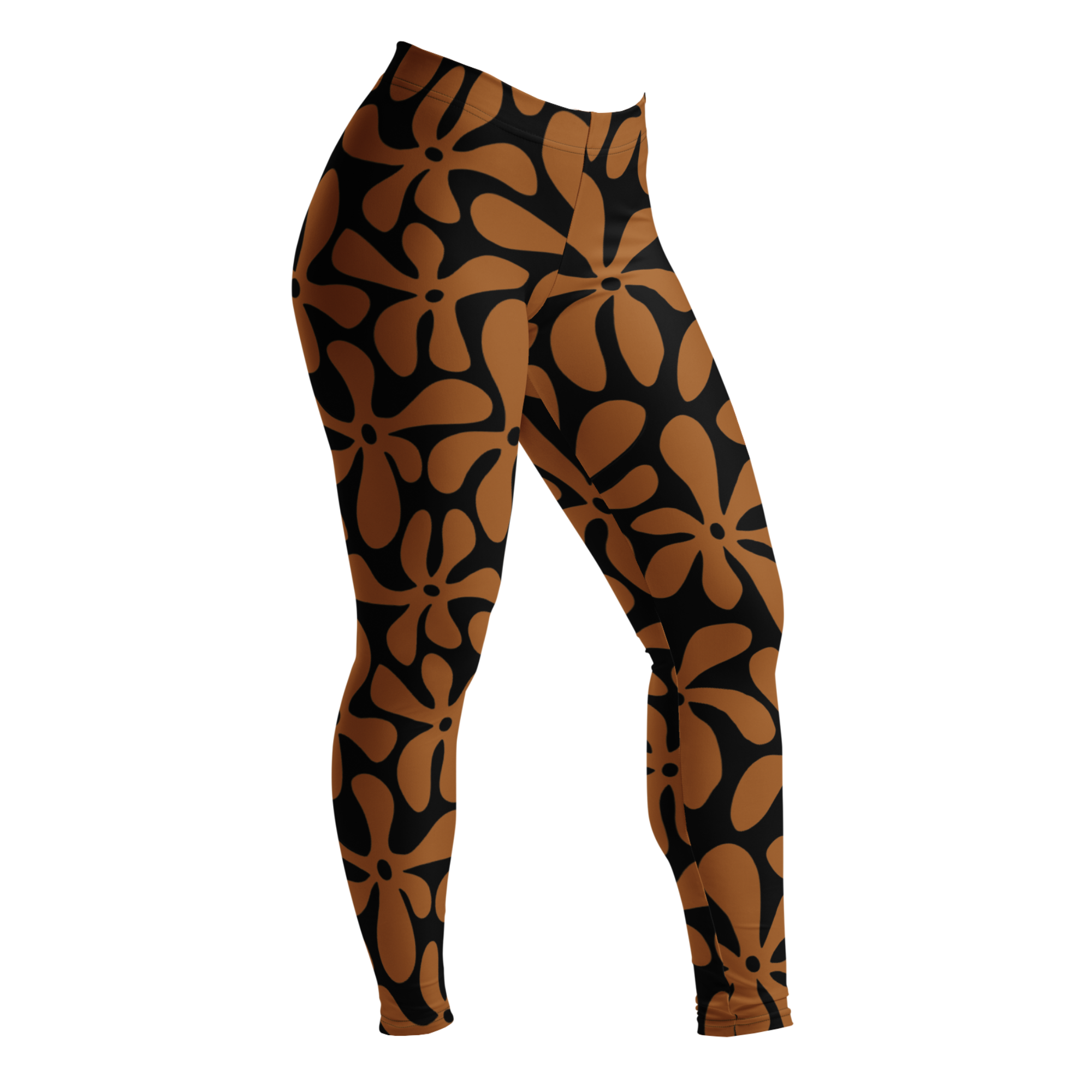 VINTAGE MAUI Leggings - KONA BROWN