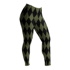 Leggings HARLEQUIN DIAMOND - VERT OLIVE