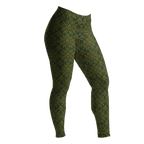 EMERALD GOTHIC DAMASK Leggings