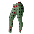 HARLEQUIN DIAMOND Leggings - OLIVGRÜN