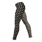 CLOWN POLKA DOT Leggings - SILENT FILM GRAYSCALE