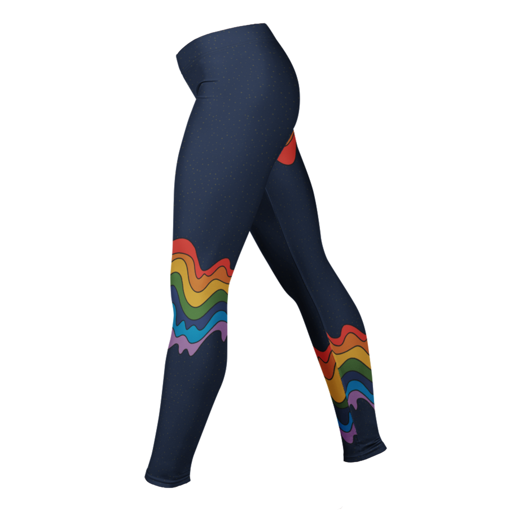 KISS Leggings - Marineblau 