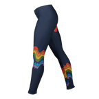 KISS Leggings - Marineblau 