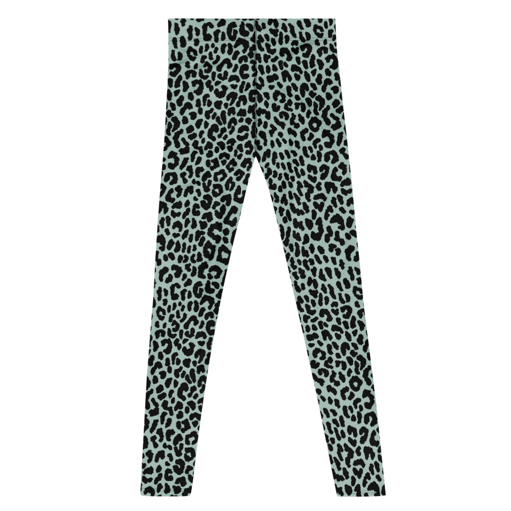 Leggings homme LEOPARD LOVER - Bleu menthe 