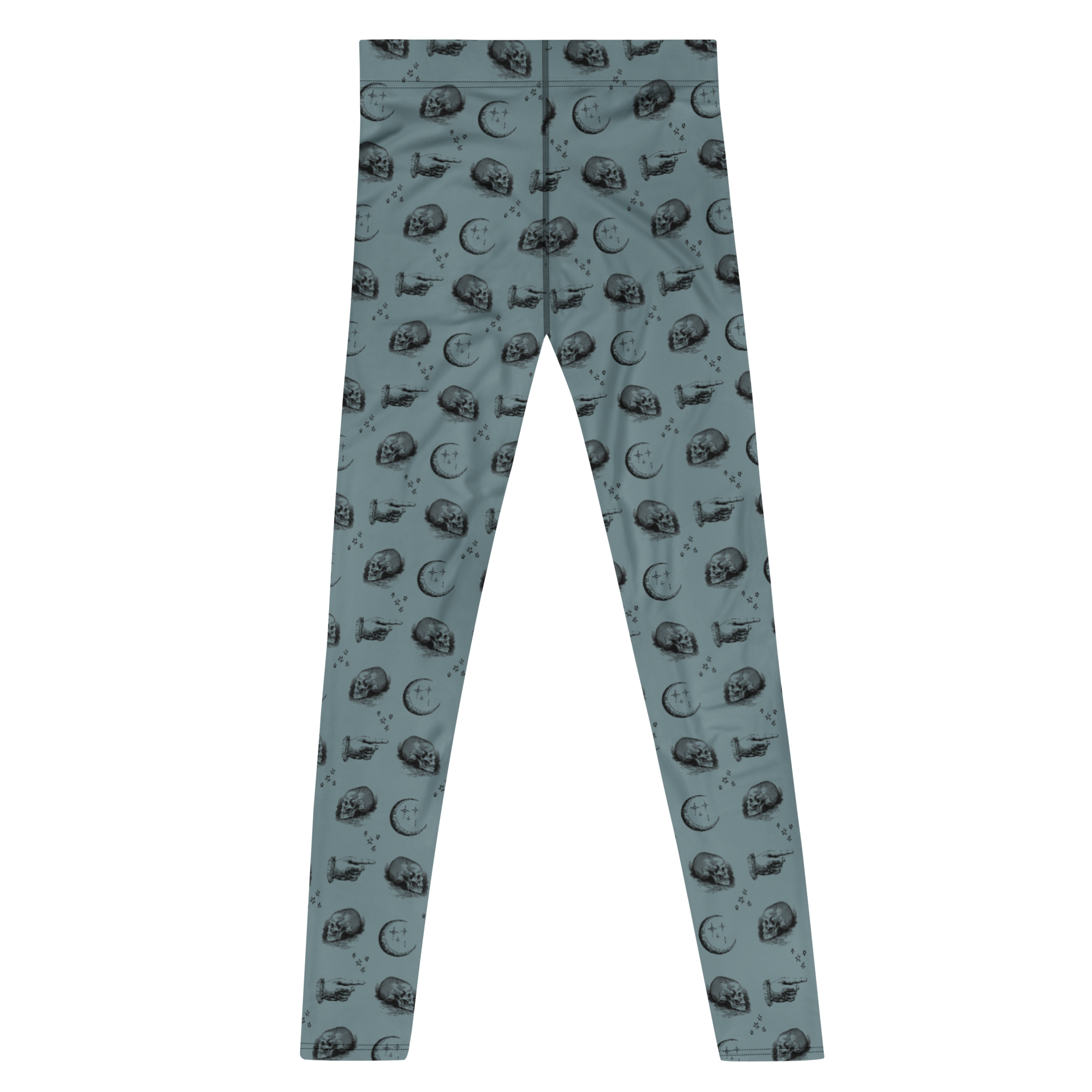 Leggings homme SKULL MOON - Bleu gris 