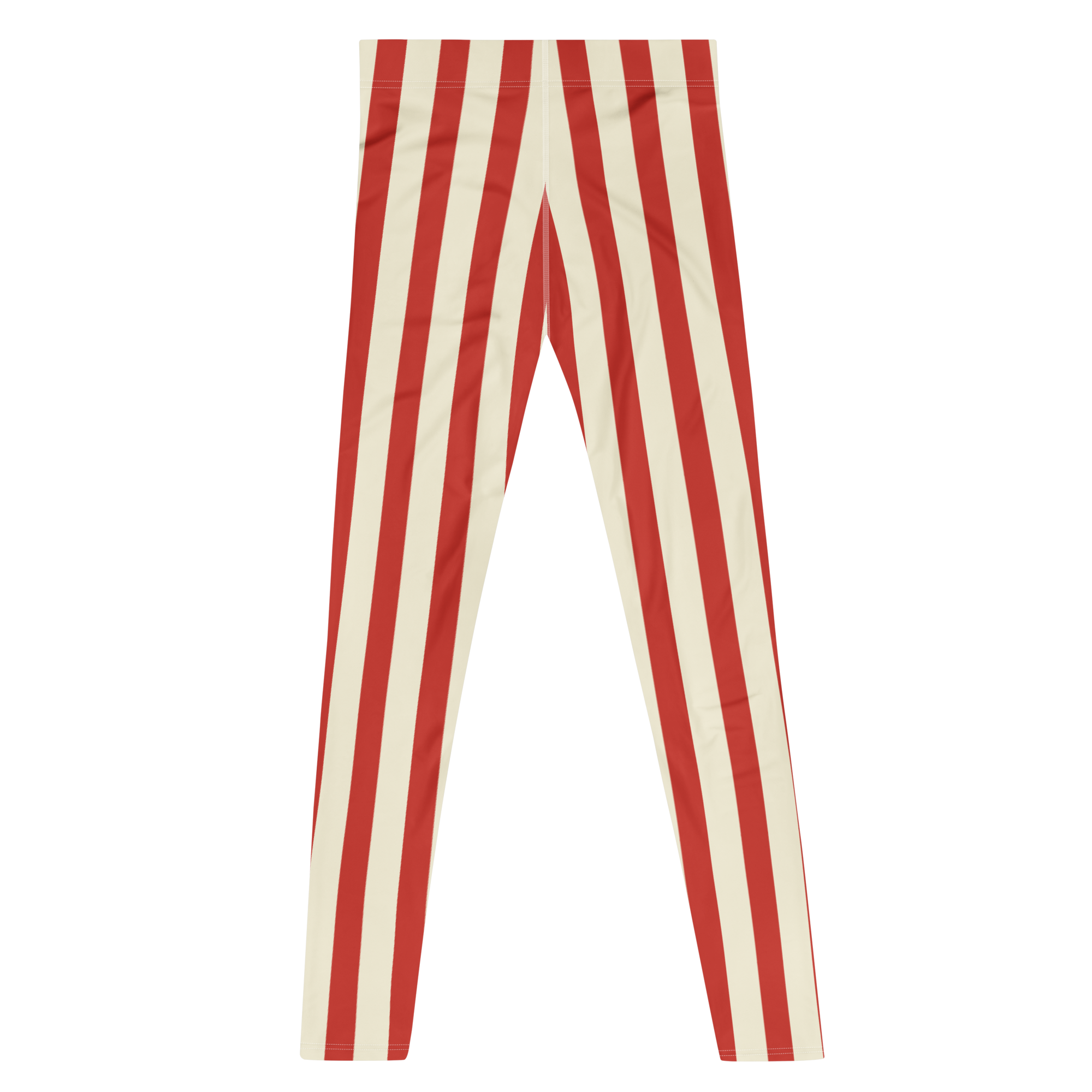 CIRCUS CIRCUS MENS Leggings - Red and Cream STRIPE