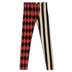 HARLEQUIN JESTER MENS Leggings - VINTAGE RED