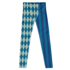 HARLEQUIN JESTER MENS Leggings - BLUE