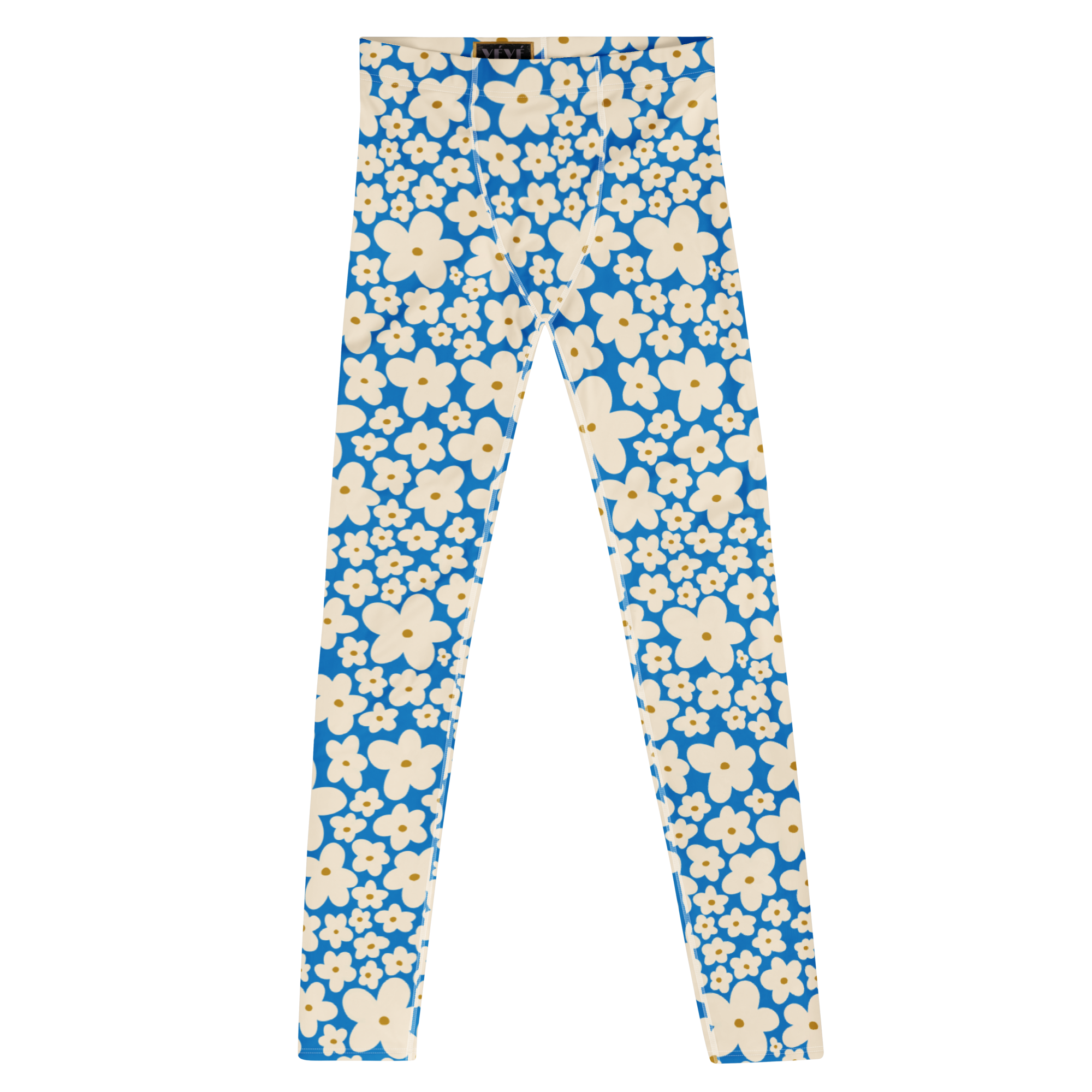 Leggings pour homme Harlequin Jester - Olive et Rouge Bœuf 