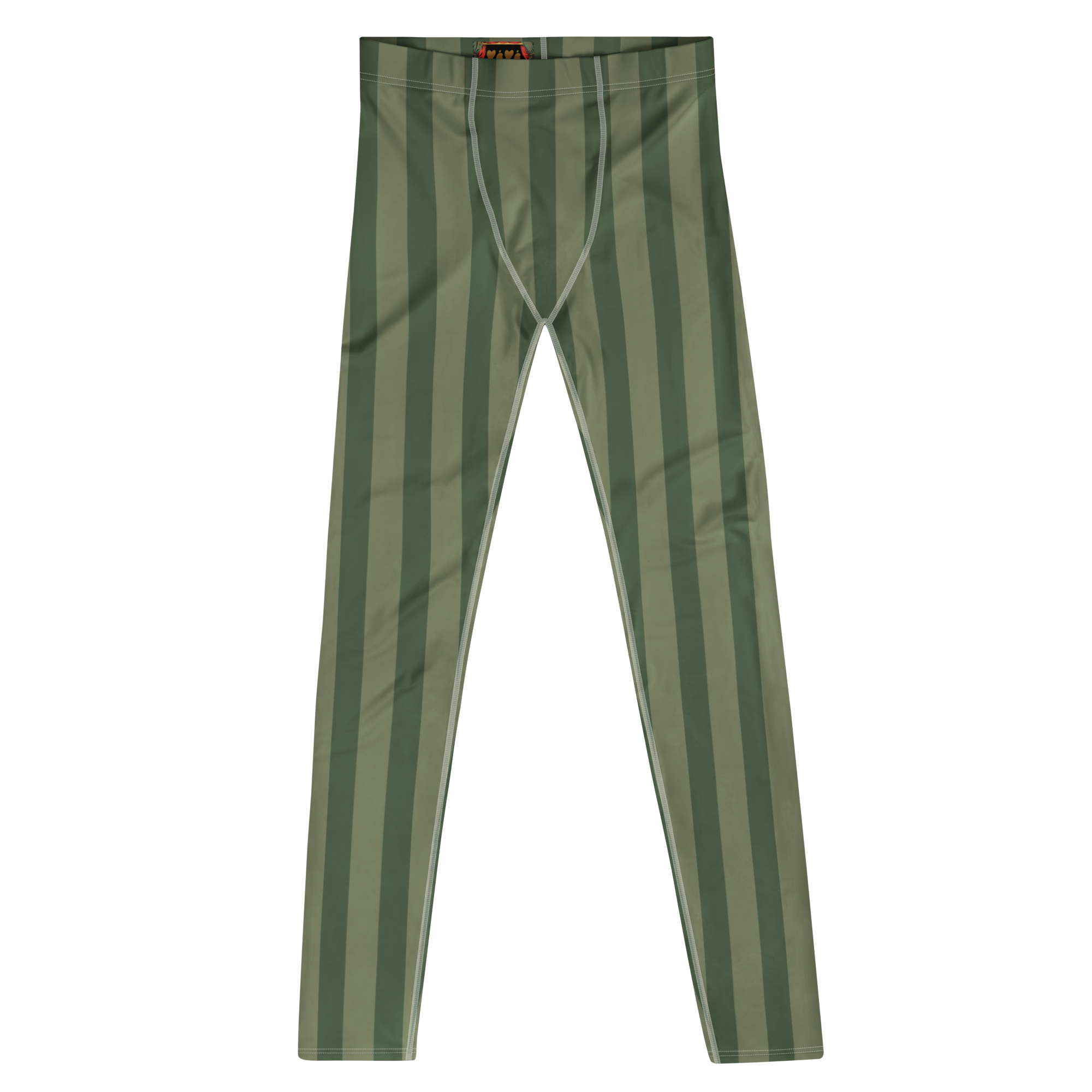 CIRCUS CIRCUS Herren-Leggings – Schwarz und Creme 