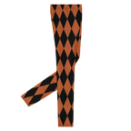 HARLEQUIN DIAMOND MENS Leggings - Burnt Orange