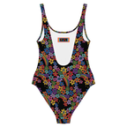 RAINBOW BLOOM One-piece swimsuit