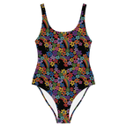 RAINBOW BLOOM One-piece swimsuit