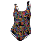 RAINBOW BLOOM One-piece swimsuit