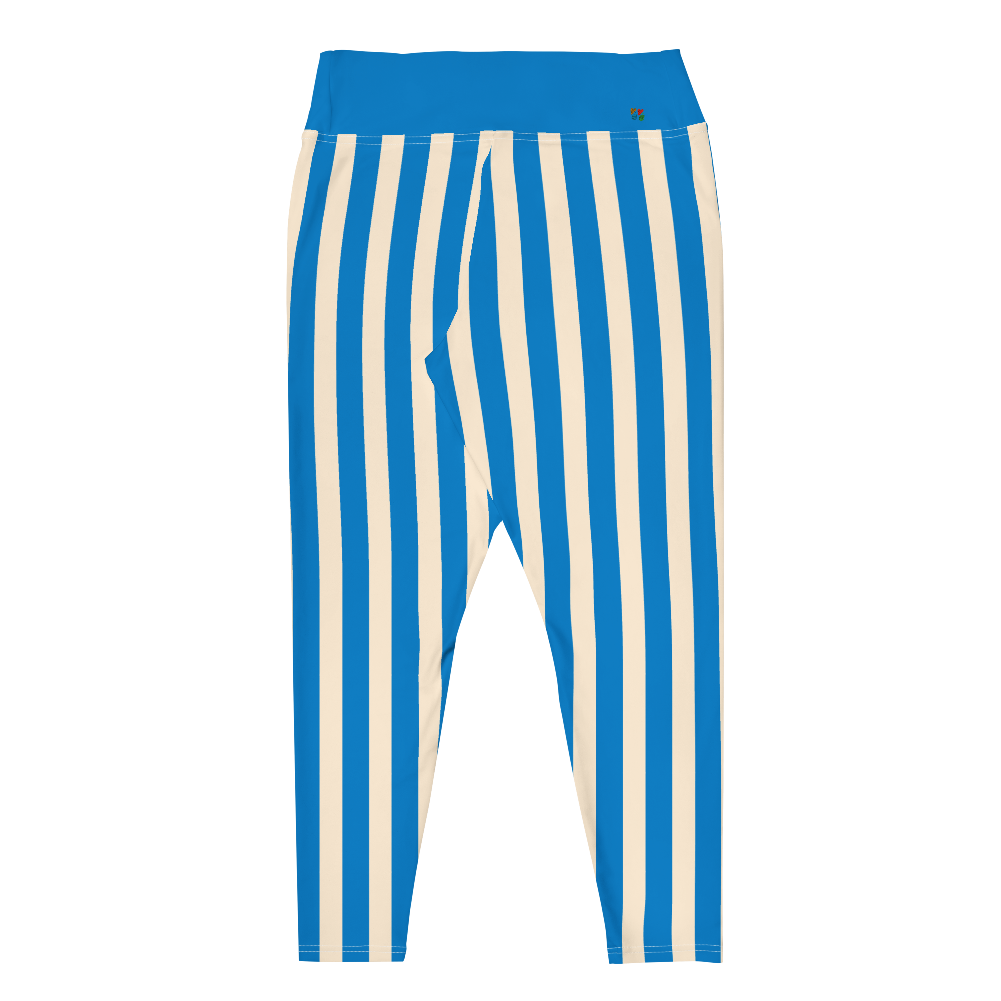 Leggings grandes tailles CIRCUS CIRCUS - Rayures bleues
