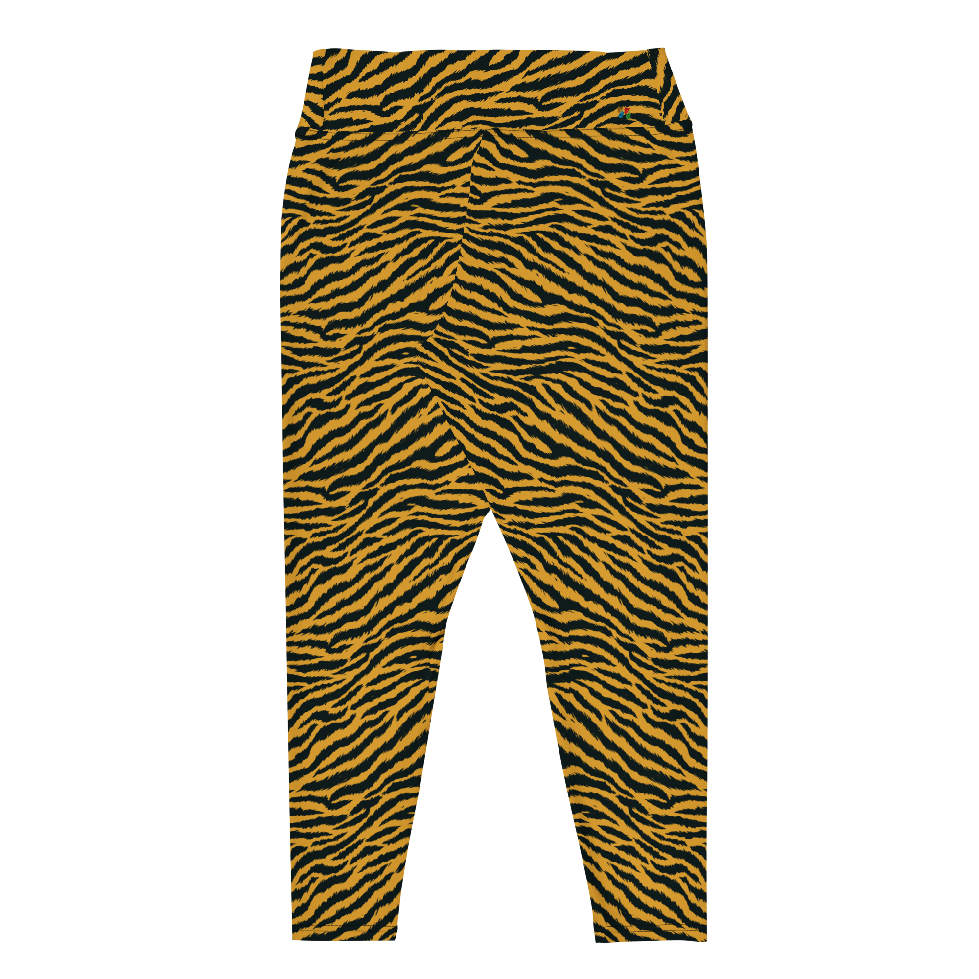 TIGER LOVER Plus Size Leggings - YELLOW
