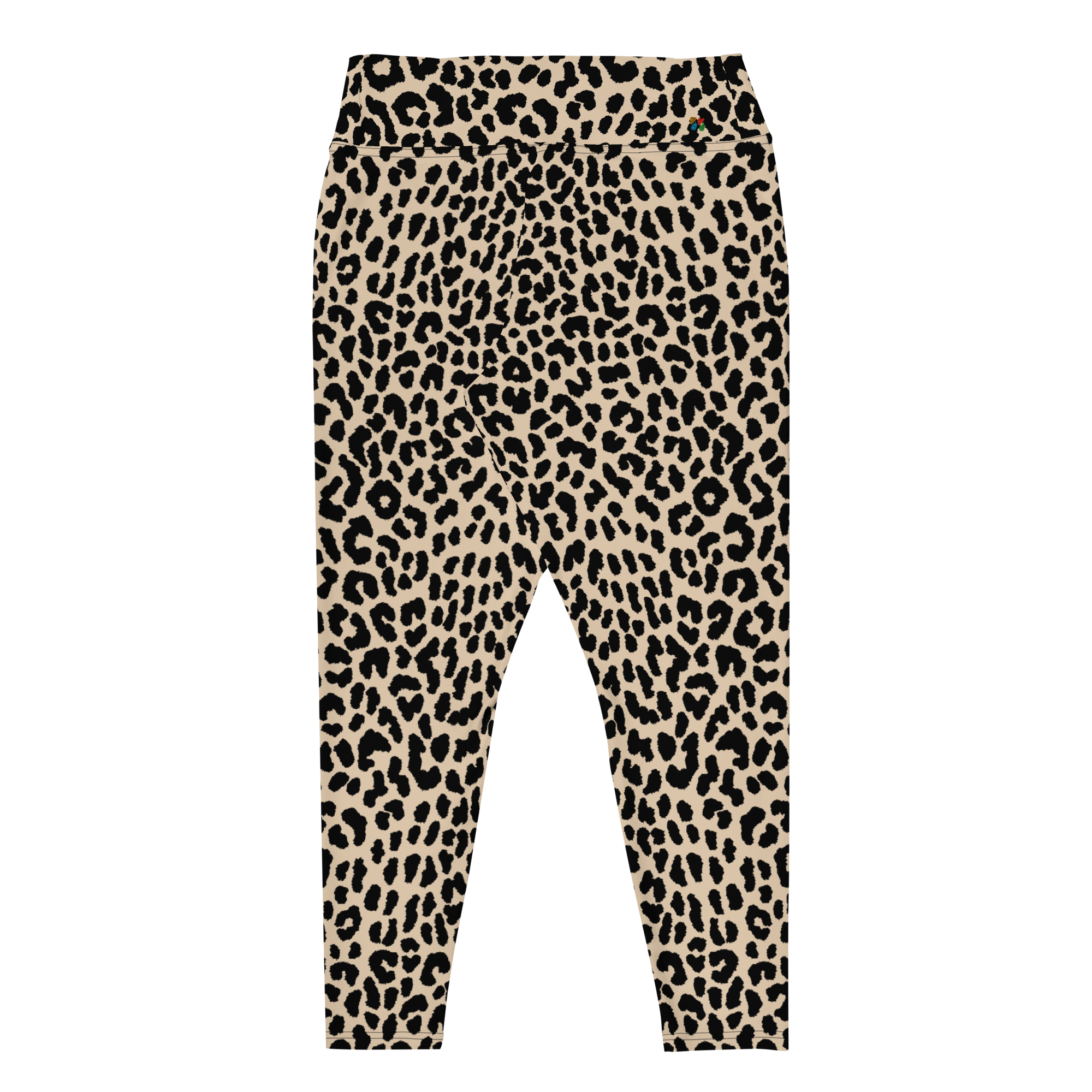 Leggings grande taille LEOPARD LOVER - Beige os