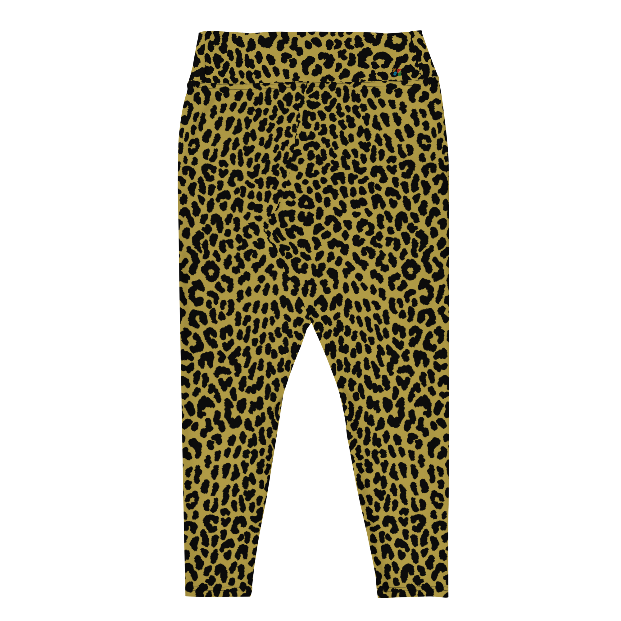 LEOPARD LOVER Plus Size Leggings - MUSTARD