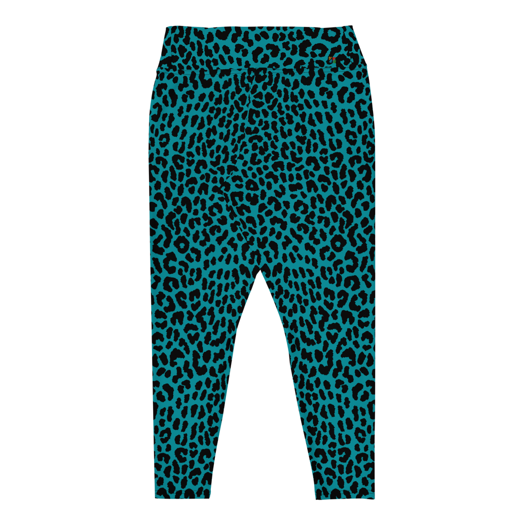 Leggings grande taille LEOPARD LOVER - PAON