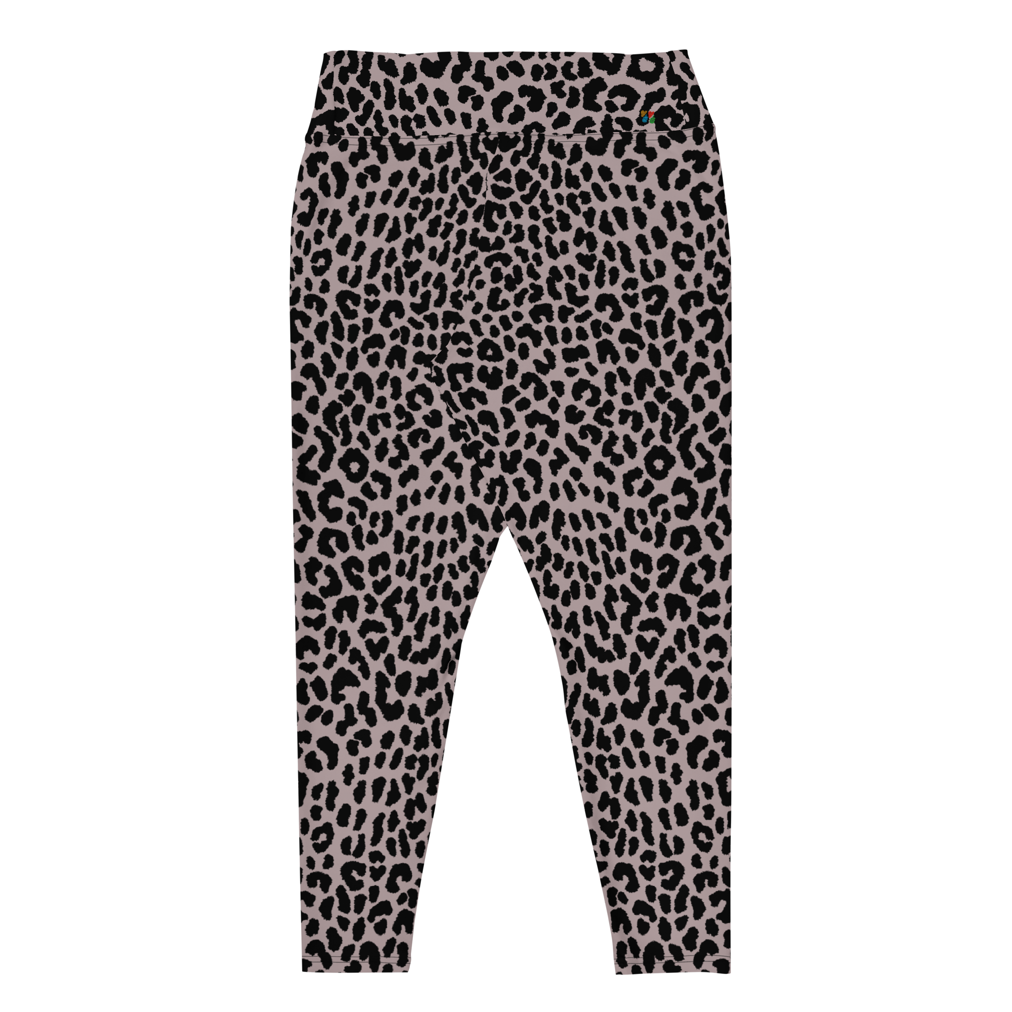 Leggings grande taille LEOPARD LOVER - MAUVE