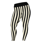 Leggings grandes tailles CIRCUS CIRCUS - Rayures noires