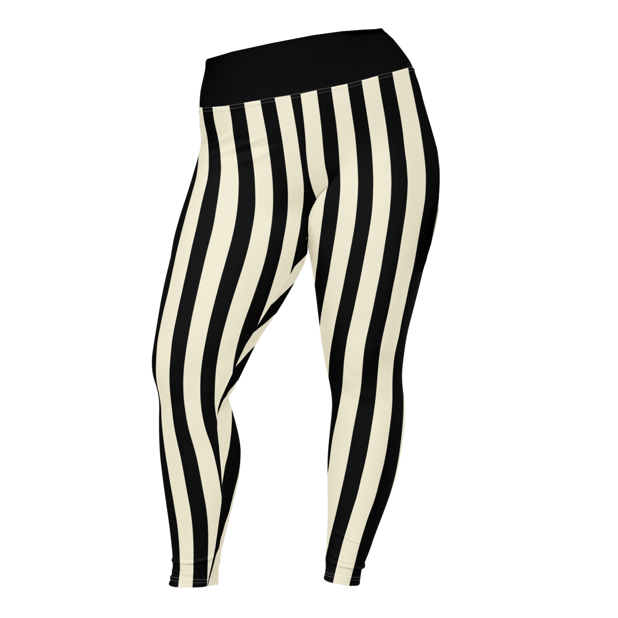 Leggings grandes tailles CIRCUS CIRCUS - Rayures noires