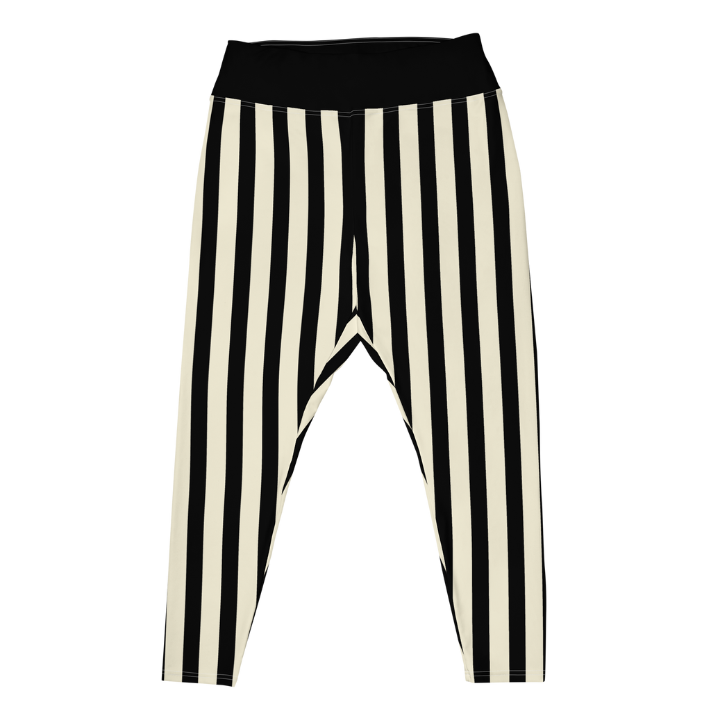 Leggings grandes tailles CIRCUS CIRCUS - Rayures noires