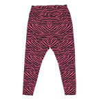 TIGER LOVER Plus Size Leggings - FUCHSIA