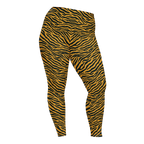 TIGER LOVER Plus Size Leggings - YELLOW