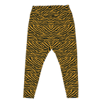 TIGER LOVER Plus Size Leggings - YELLOW