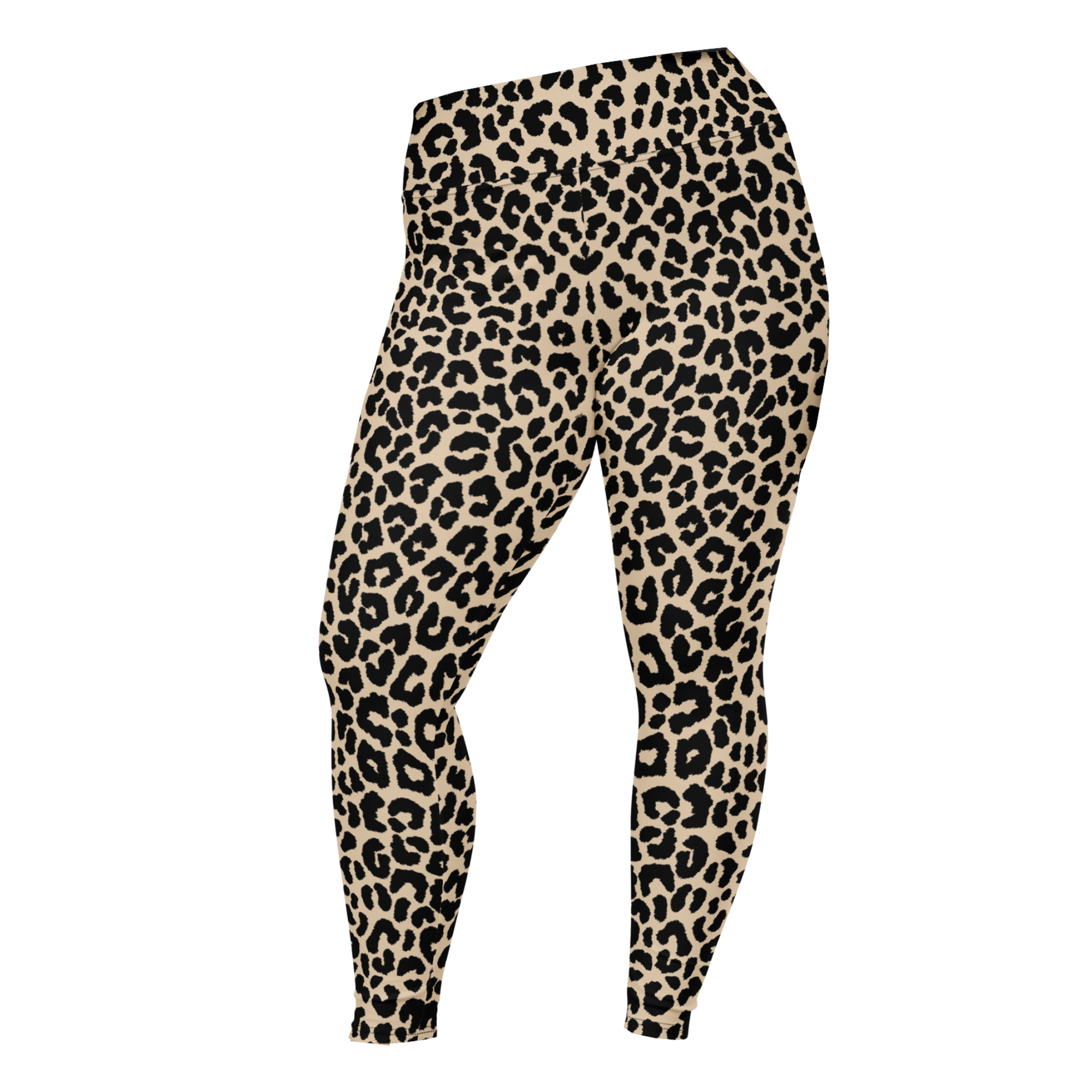 Leggings grande taille LEOPARD LOVER - Beige os
