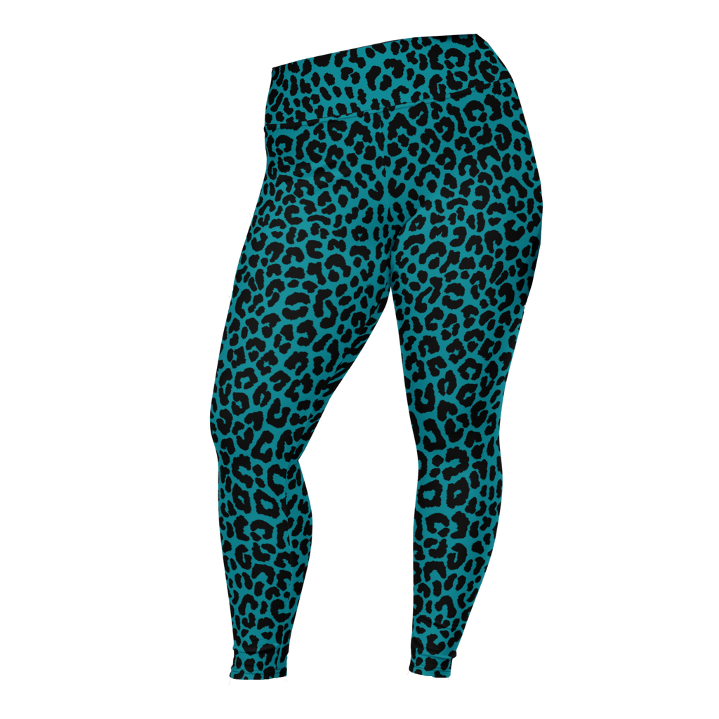 Leggings grande taille LEOPARD LOVER - PAON