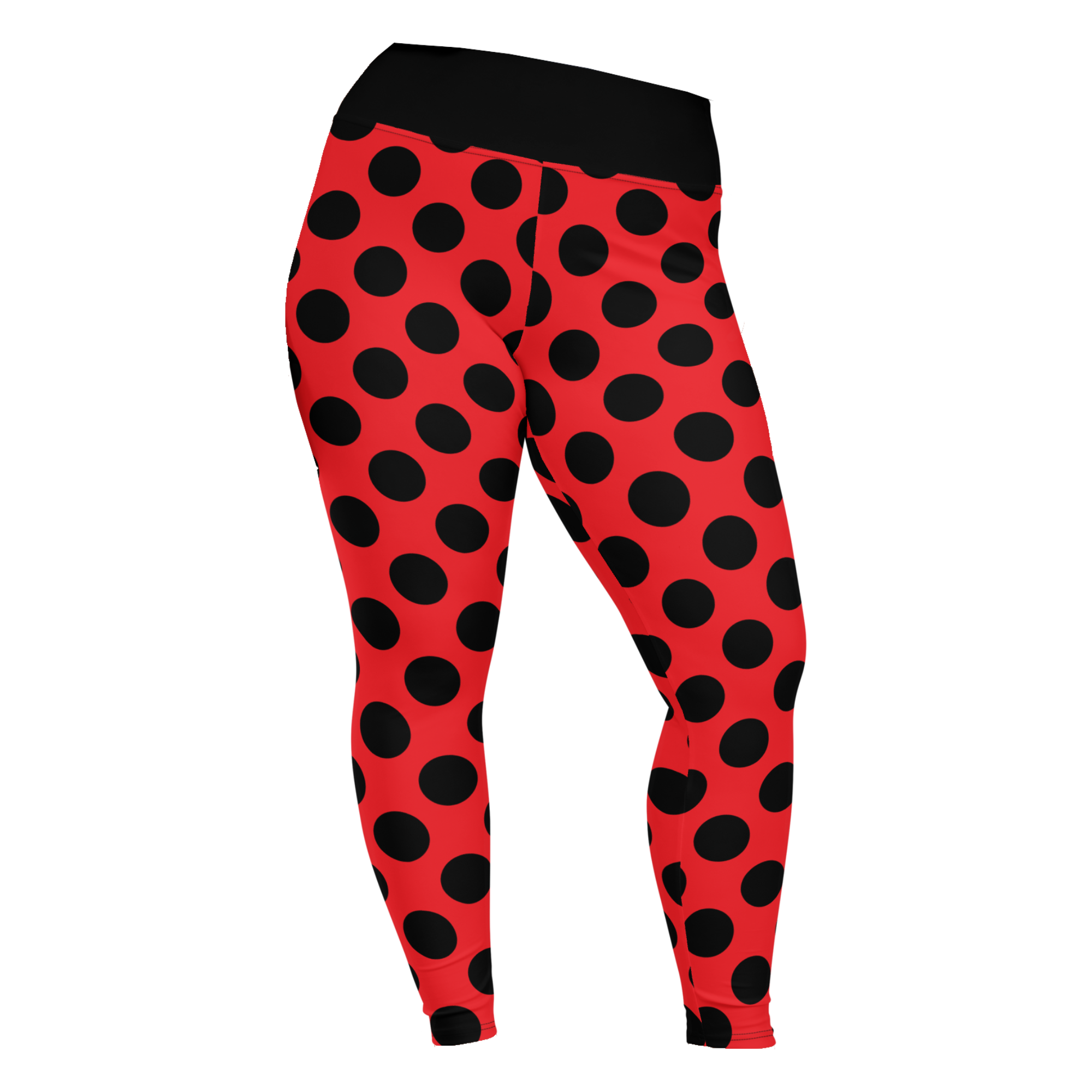 Leggings grande taille LADYBUG - ROUGES