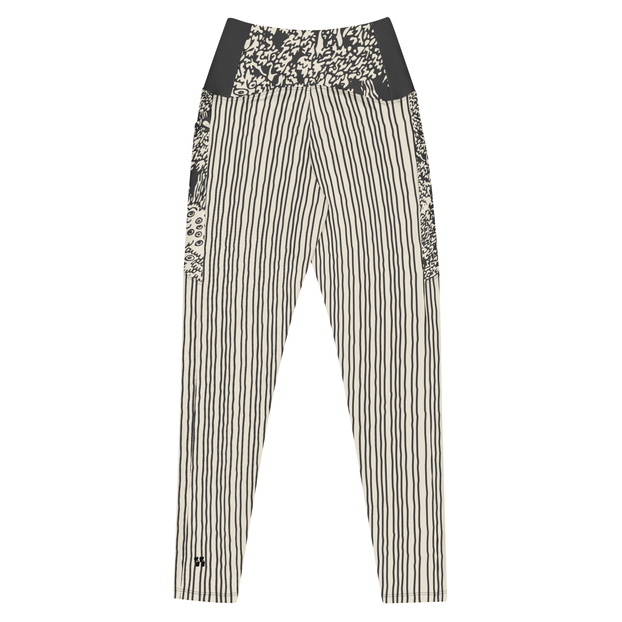 DARK FOREST Pocket Leggings - CHARCOAL