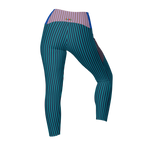 STRIPE X STRIPE Pocket Leggings