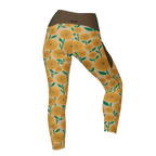 FLOWER POP TAN - Leggings mit Taschen 