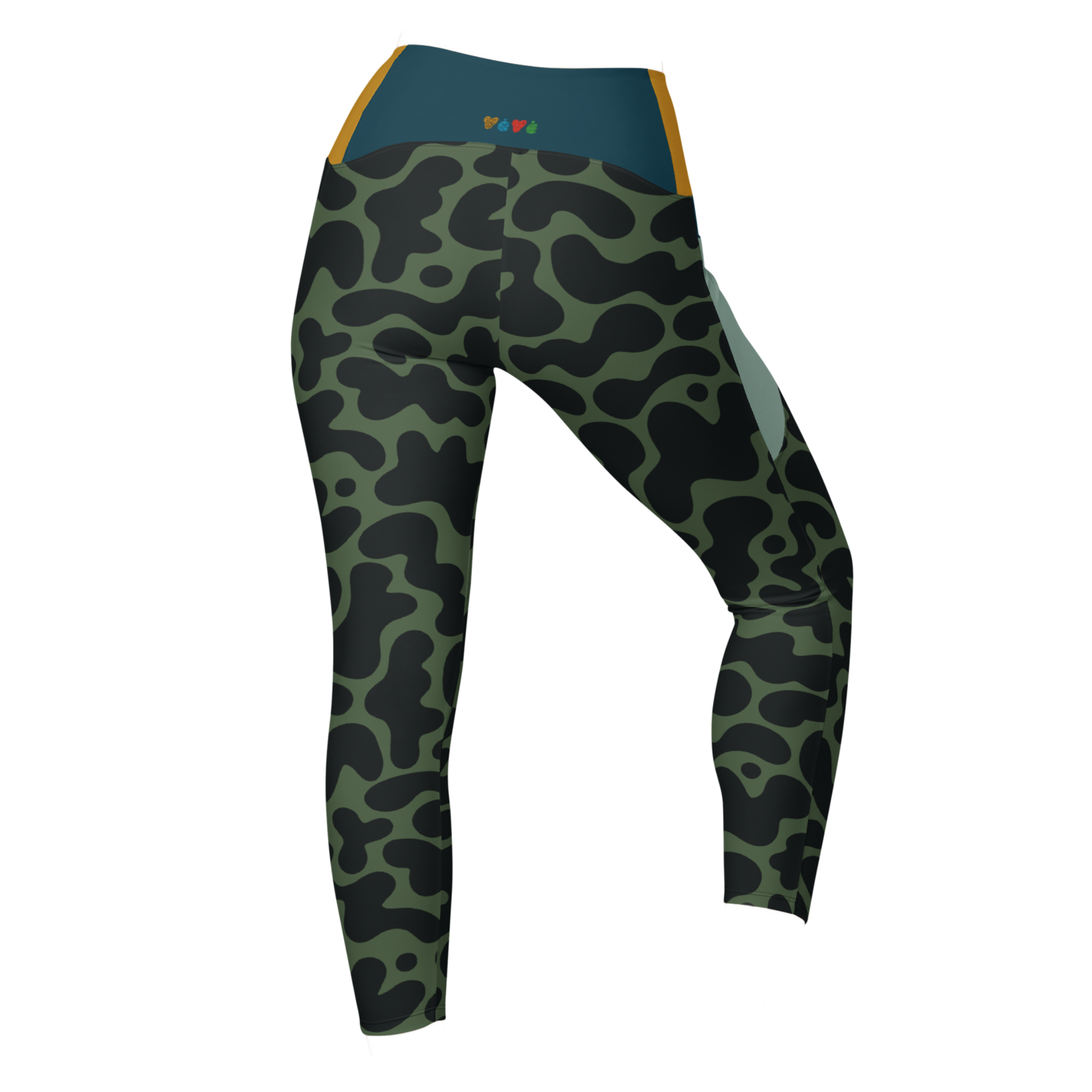 GOO GROOVE - OLIVE - LEGGINGS À POCHES