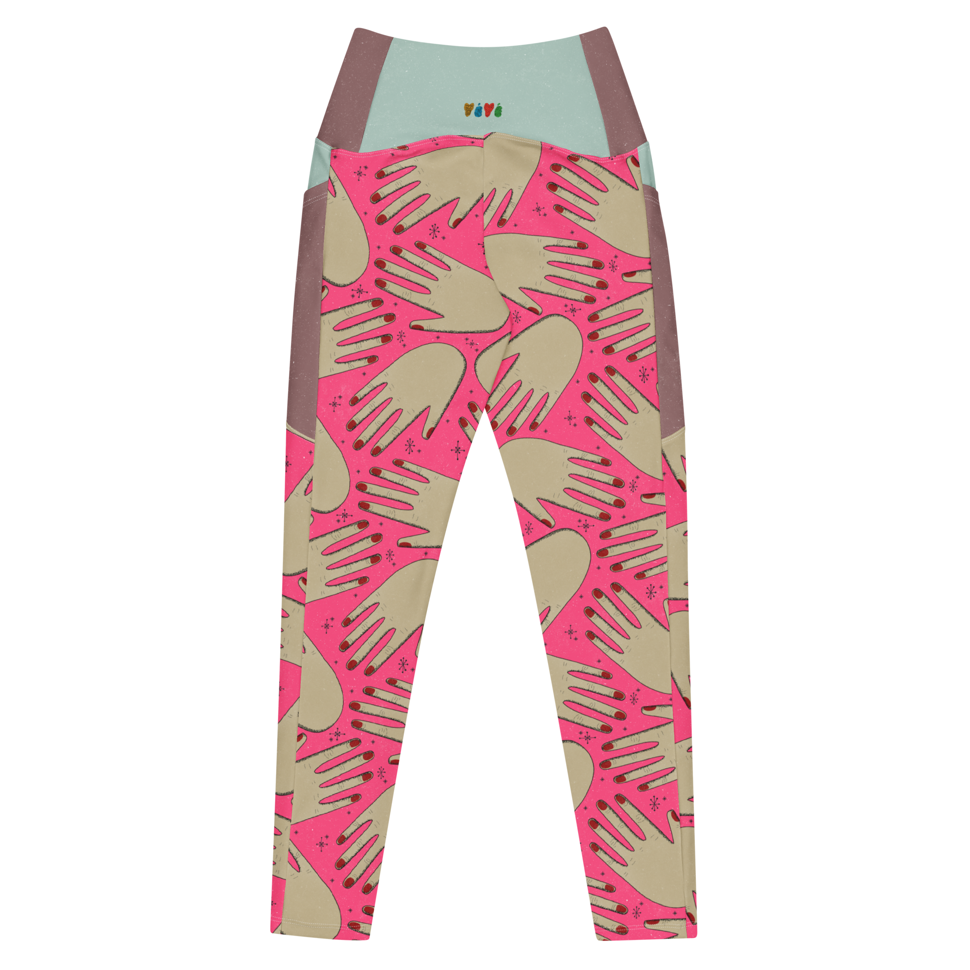 HANDS! Pocket Leggings - HOT PINK