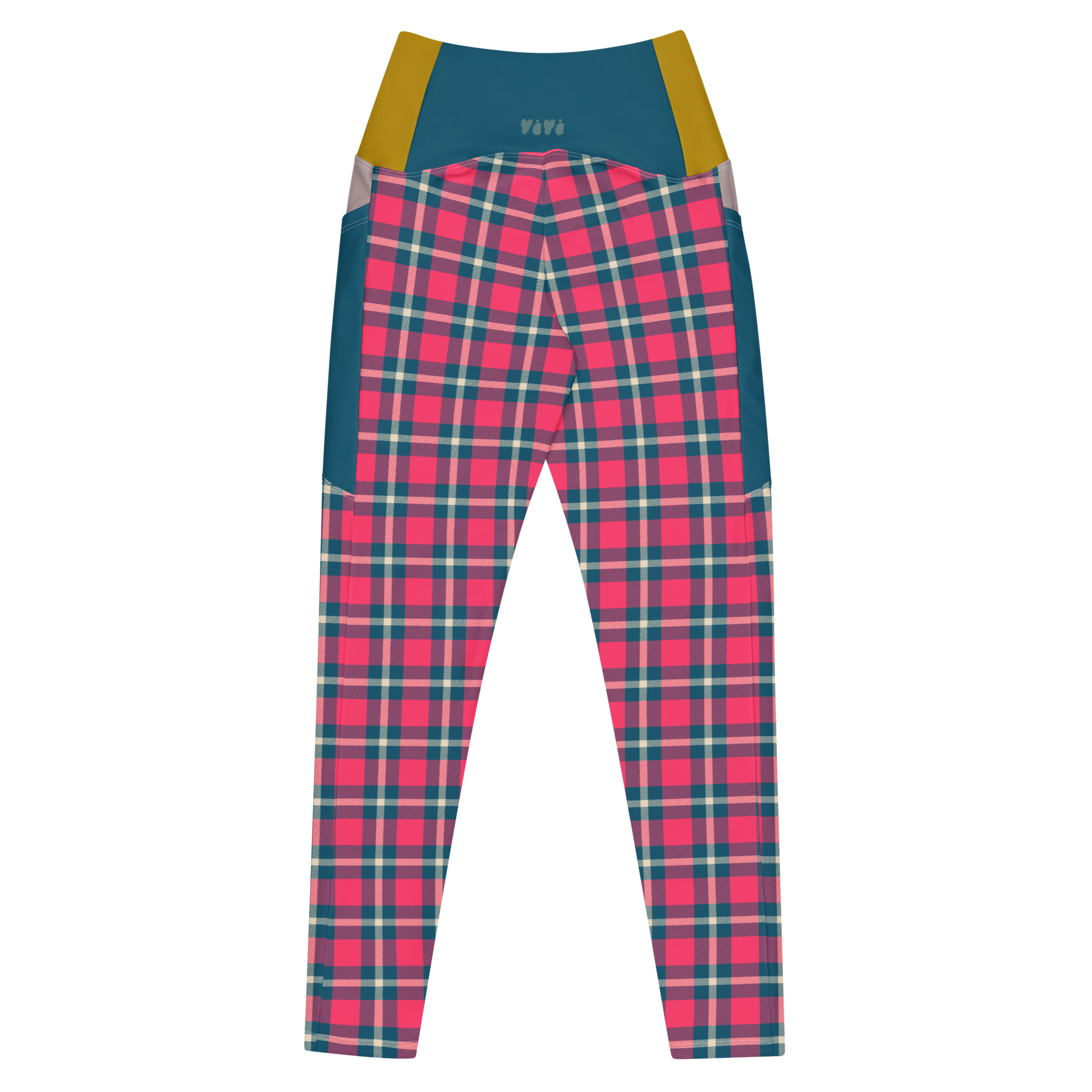 MOD TARTAN - LEGGINGS MIT TASCHEN 