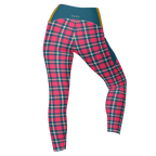 MOD TARTAN - LEGGINGS MIT TASCHEN 