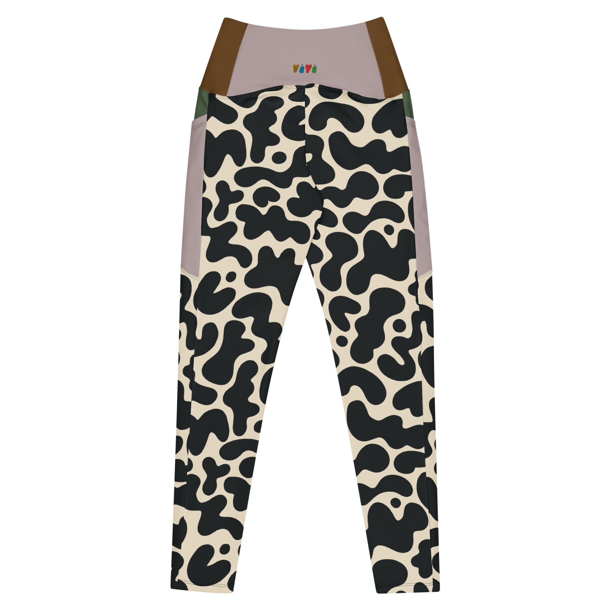 GOO GROOVE - WEISS - LEGGINGS MIT TASCHEN