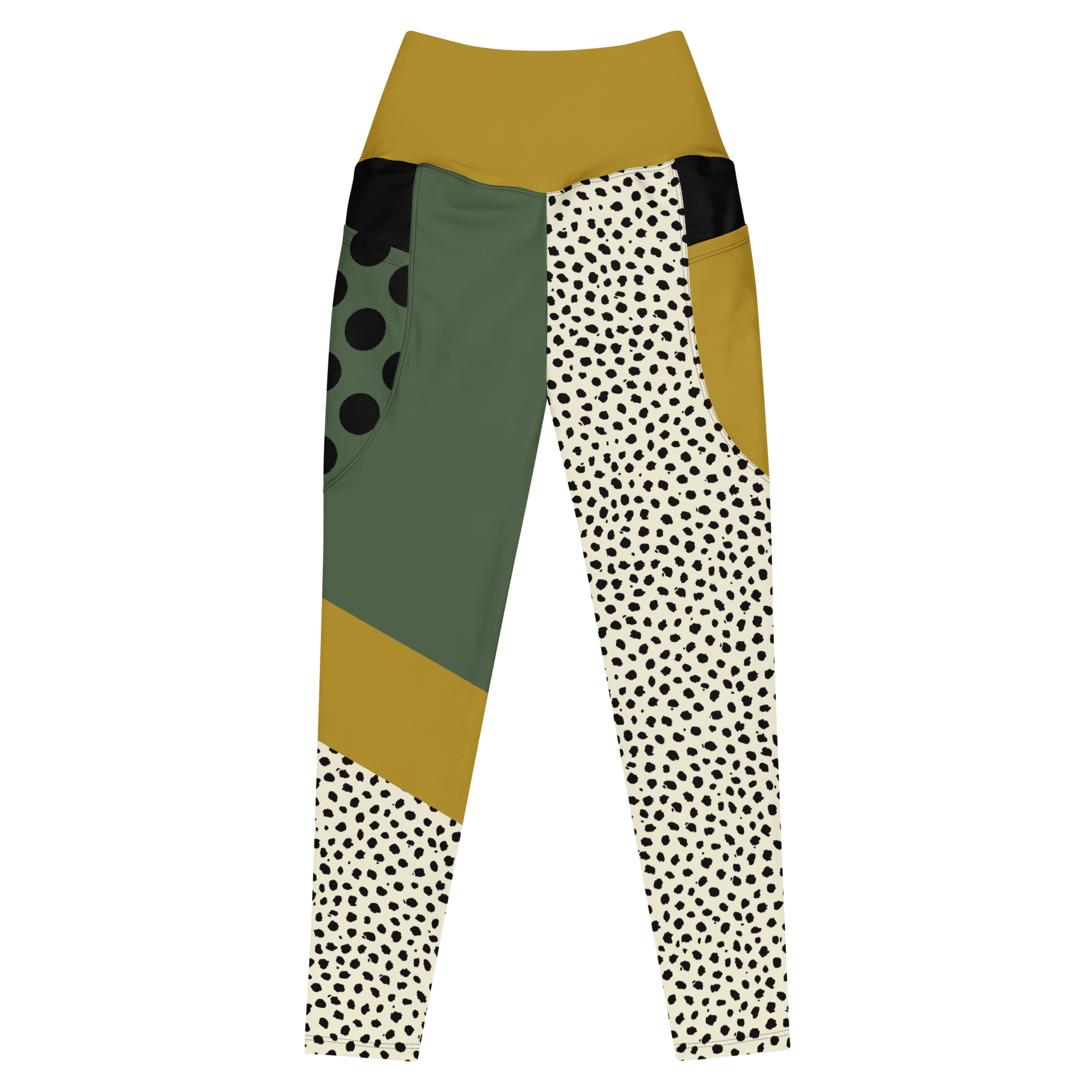 GEOMETRIC DOTS Pocket Leggings