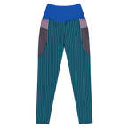 STRIPE X STRIPE Pocket Leggings