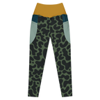 GOO GROOVE - OLIVE - LEGGINGS À POCHES