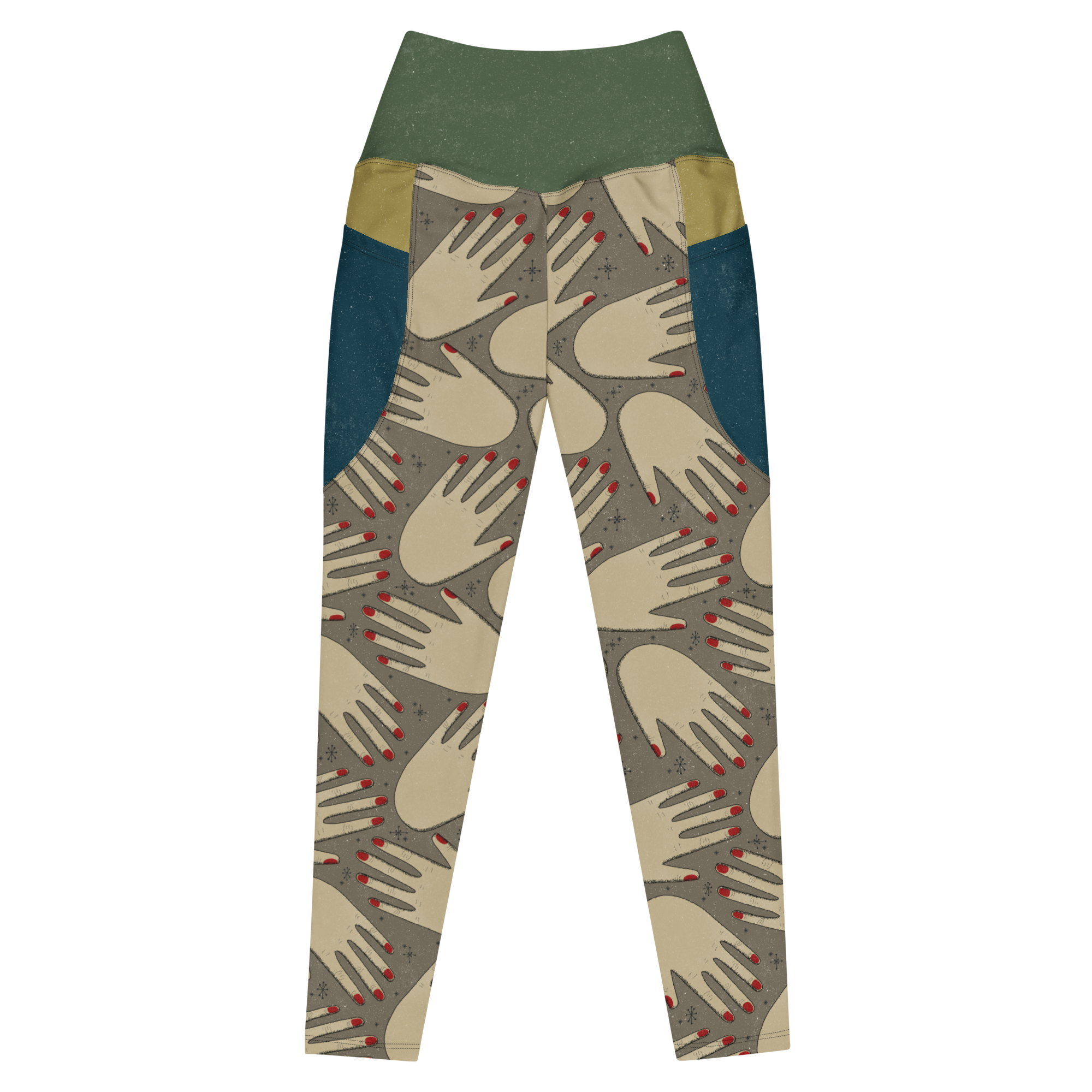 HANDS! - SALBE GRAU - TASCHENLEGGINGS 