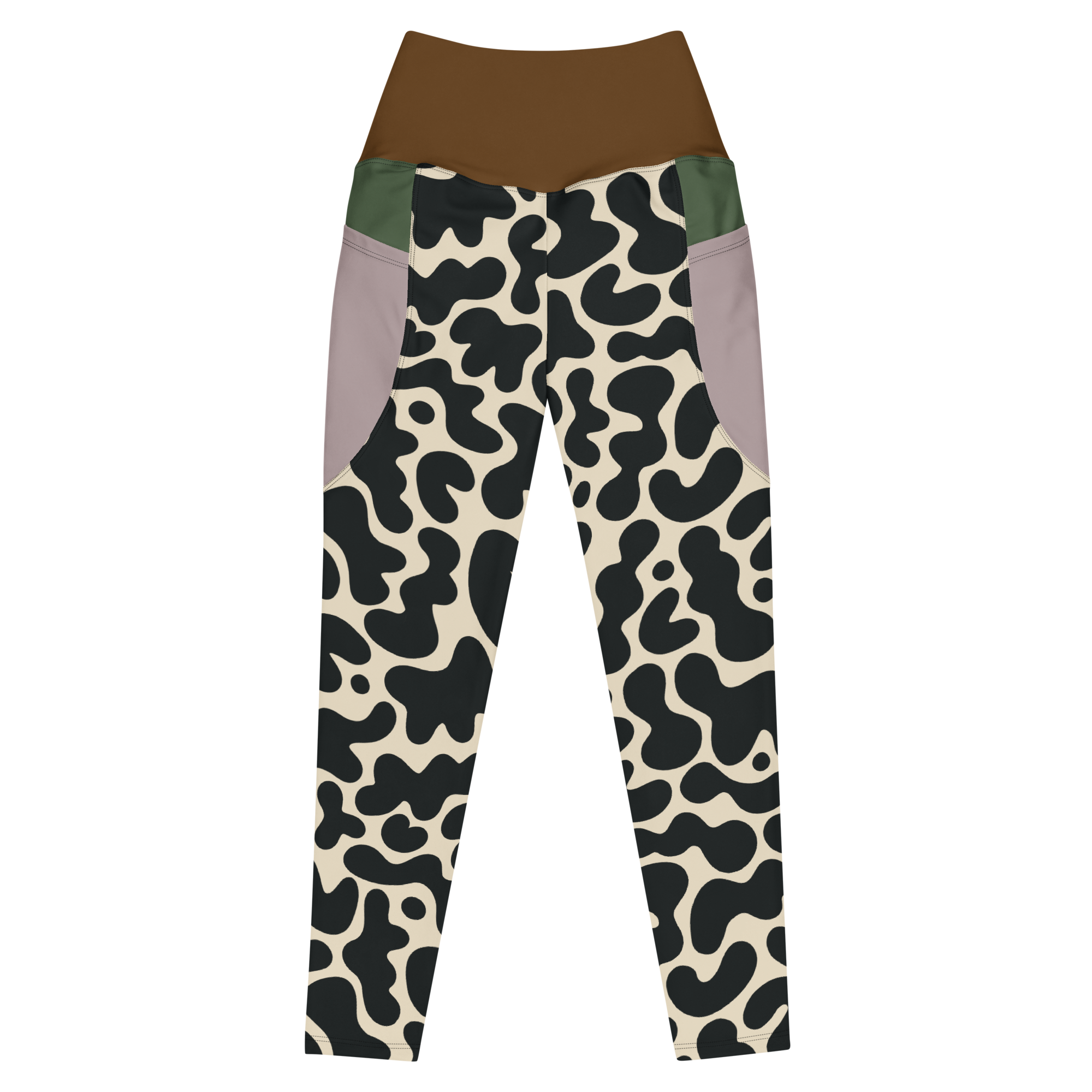 GOO GROOVE - WEISS - LEGGINGS MIT TASCHEN