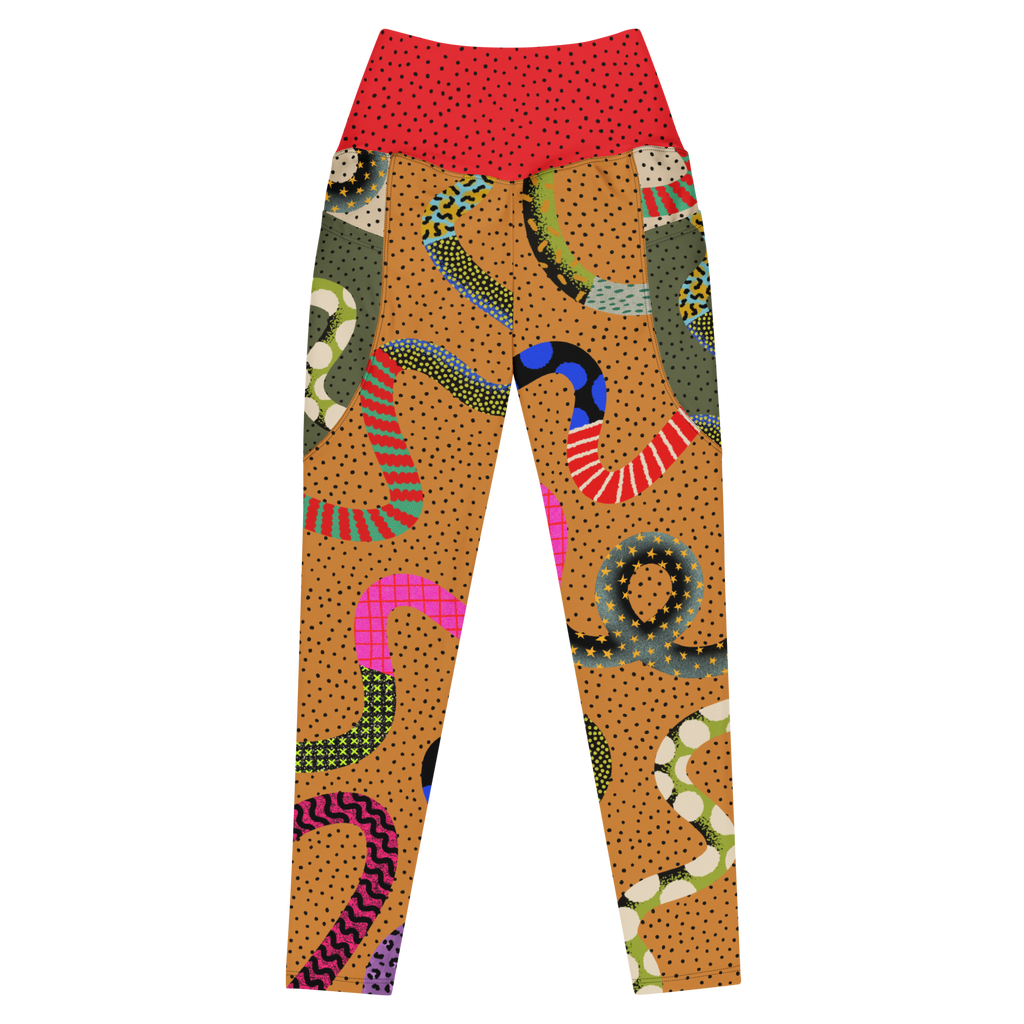 LEGGINGS À POCHES THE WIGGLES - MOUTARDE