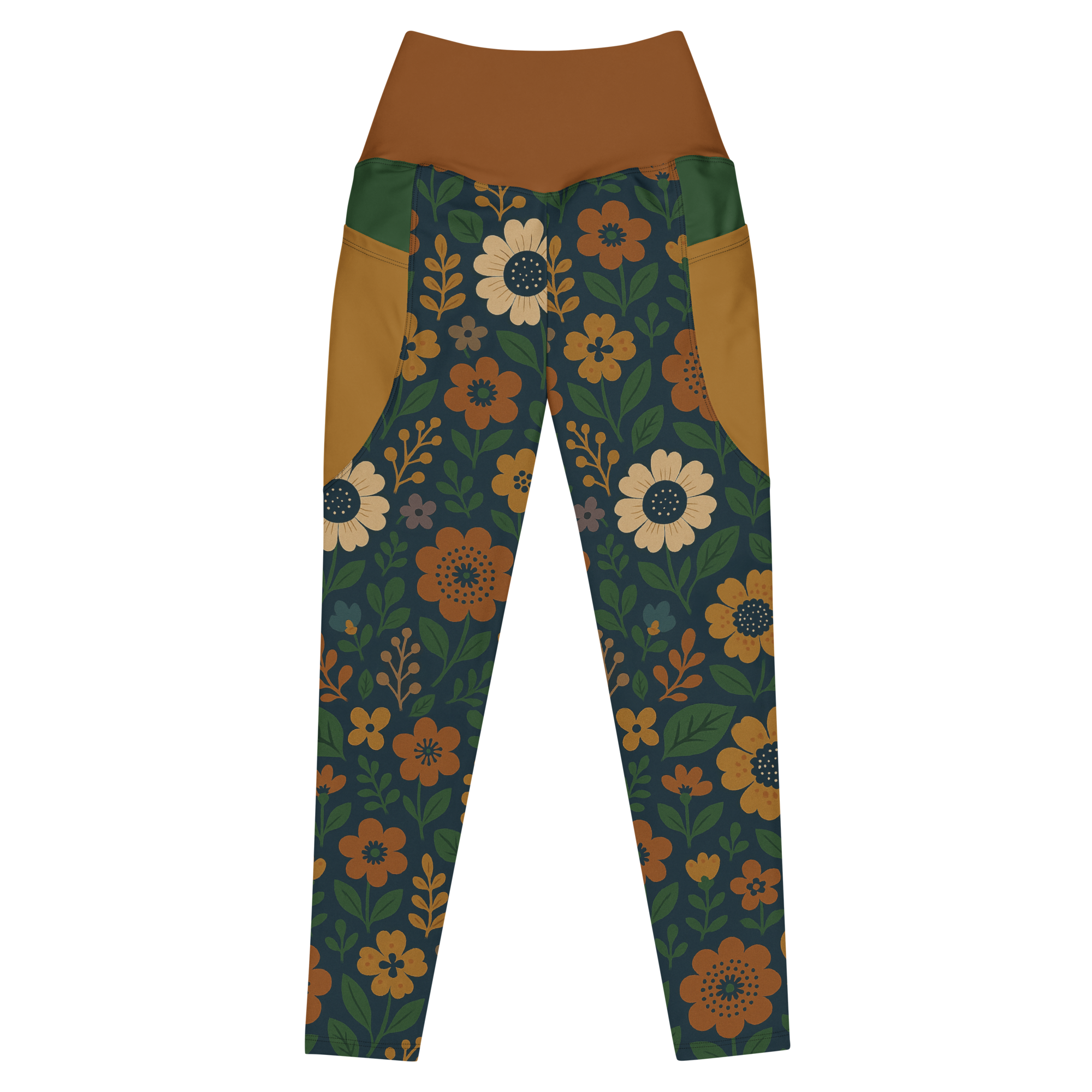RETRO BLOOM Pocket Leggings